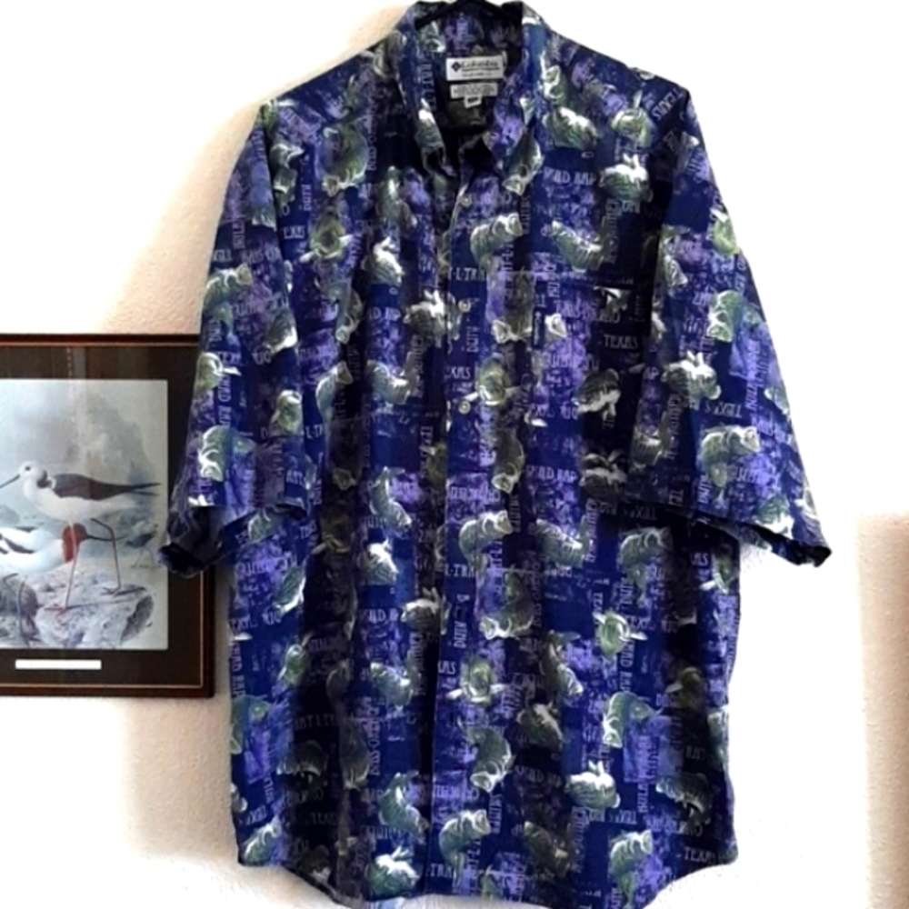 Columbia Bass Fishing Shirt